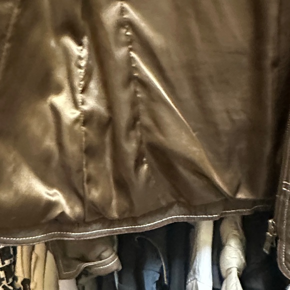 Tribal  Brown Leather Jacket - Picture 10 of 13